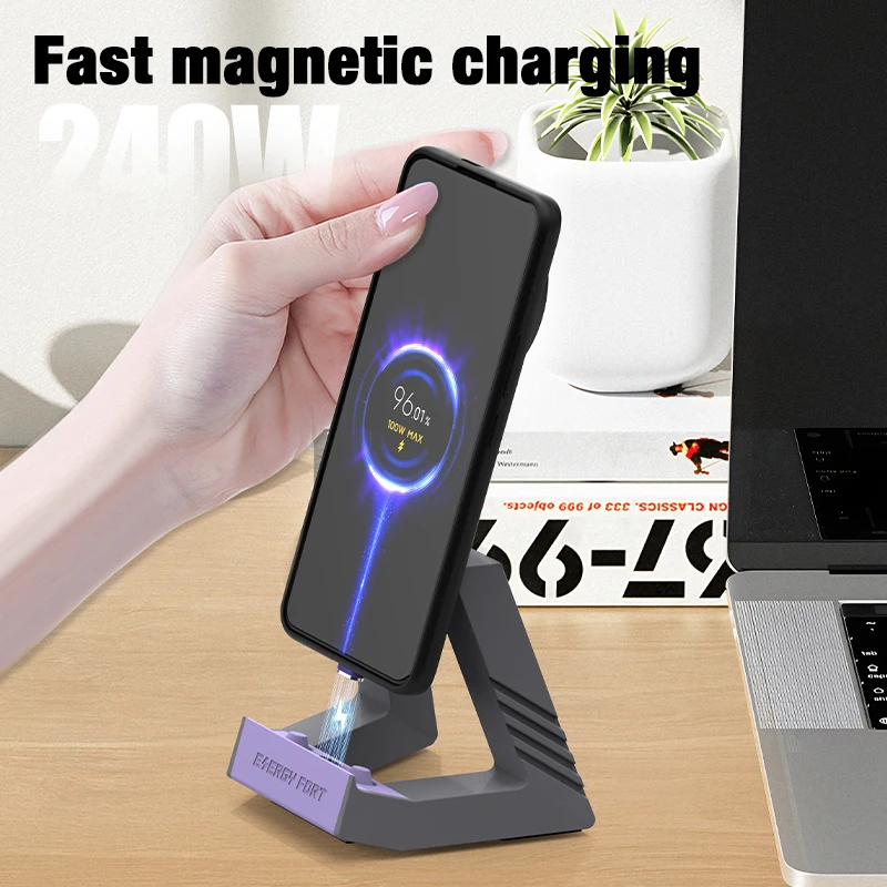 Soporte de teléfono geométrico Sikai, almacenamiento de escritorio, soporte de carga de teléfono versátil para iPhone iPad Samsung Xiaomi