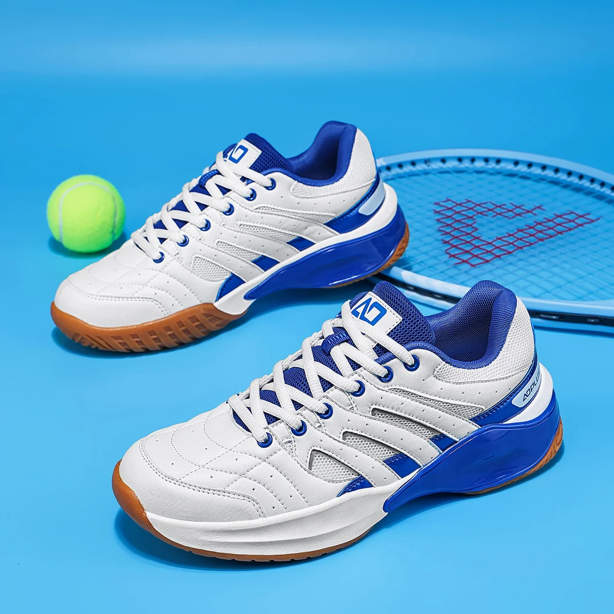 Men Women Badminton Shoes Professional Indoor Court Sneakers Breathable Non-slip Shock Absorption Anti-torsion Training Shoes