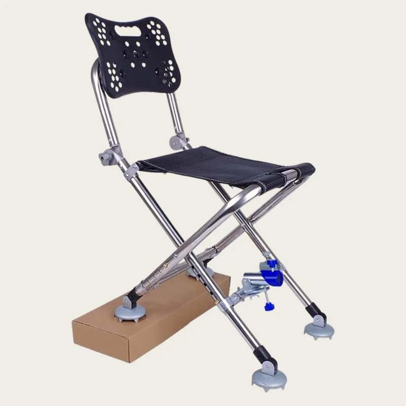 Adjustable Aluminum Alloy Foldable Portable Multifunction Outdoor Travel Camping Hiking Tools Folding Fishing Chair