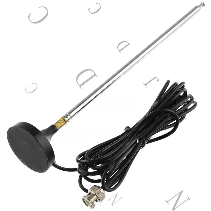 Car Suction Cup Tie Rod Antenna FM FM Transmit And Receive Stretch 23-110CM With Feeder Q9/BNC