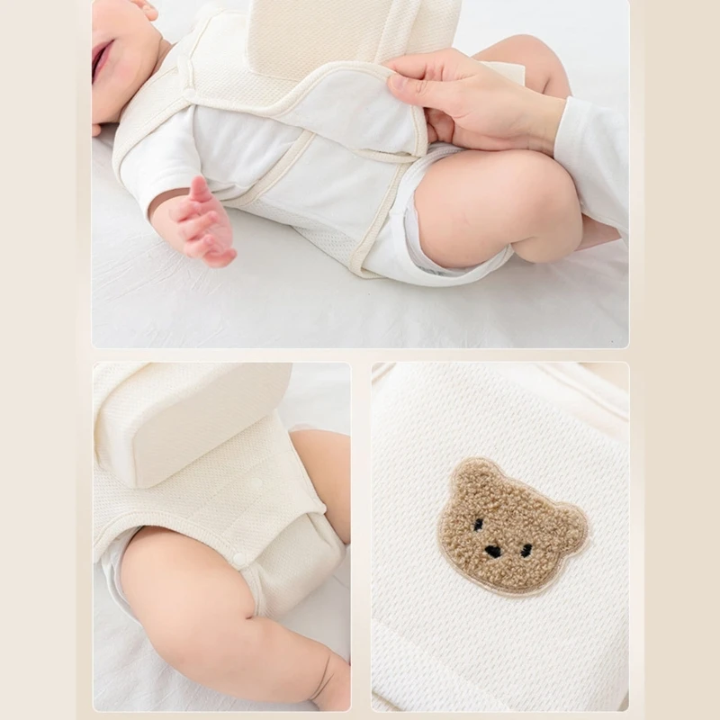 Cuscino per il sonno laterale anti-startlr per bambini Cuscino per il torace lenitivo per neonato per 0-12 mesi Cuscino per il supporto del sonno laterale del bambino