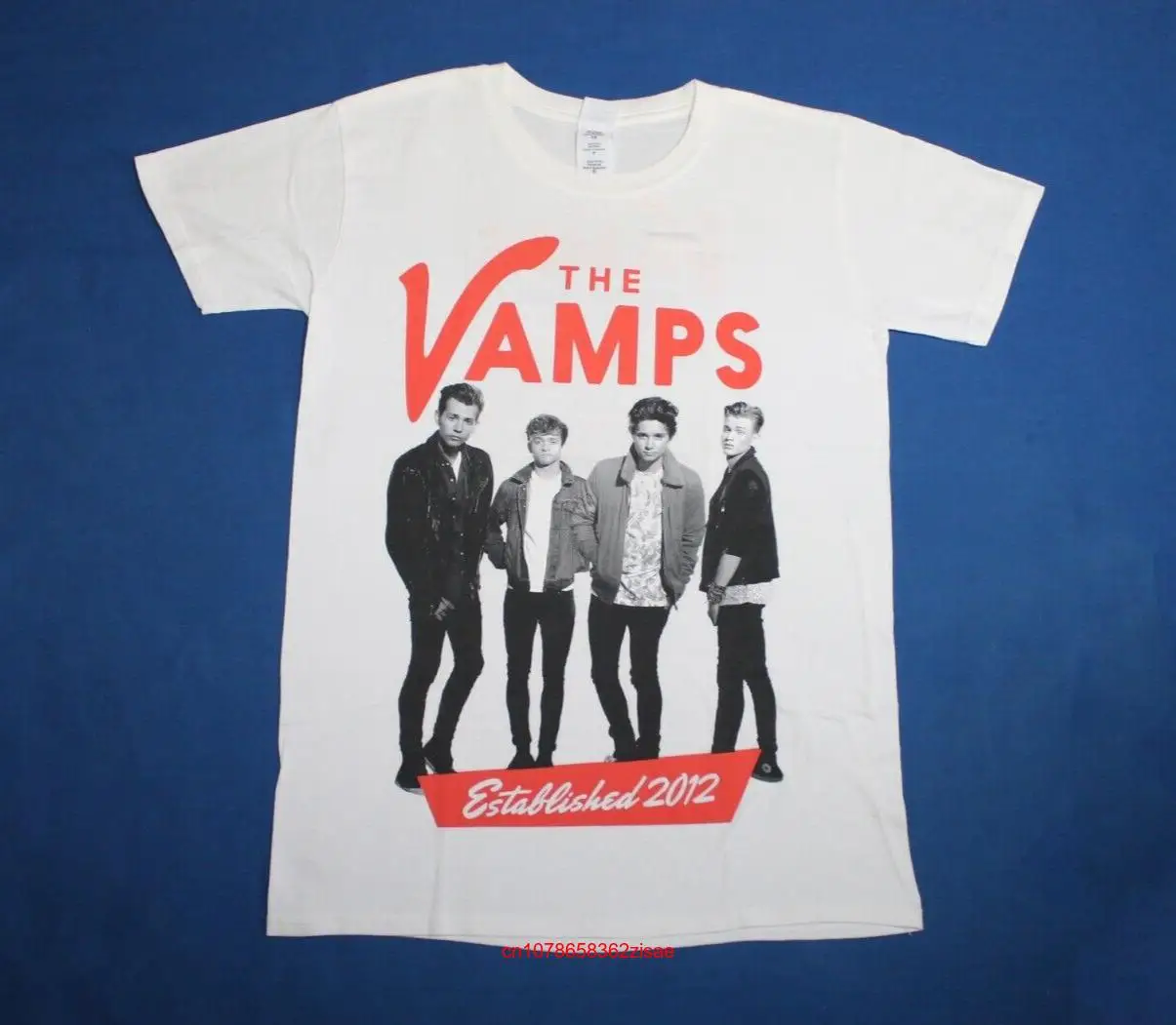 The Vamps T Shirt Meet Tour 2014 Britpop Band Men's Small long or short sleeves