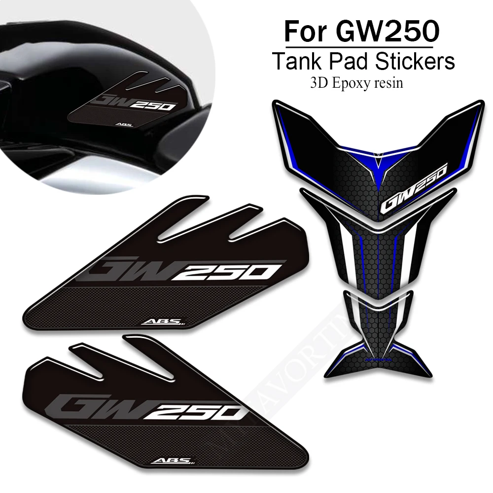 

Motorcycle Stickers Decals For Suzuki Inazuma GW250 GW 250 Tank Pad Side Grips Gas Fuel Oil Kit Knee Protection