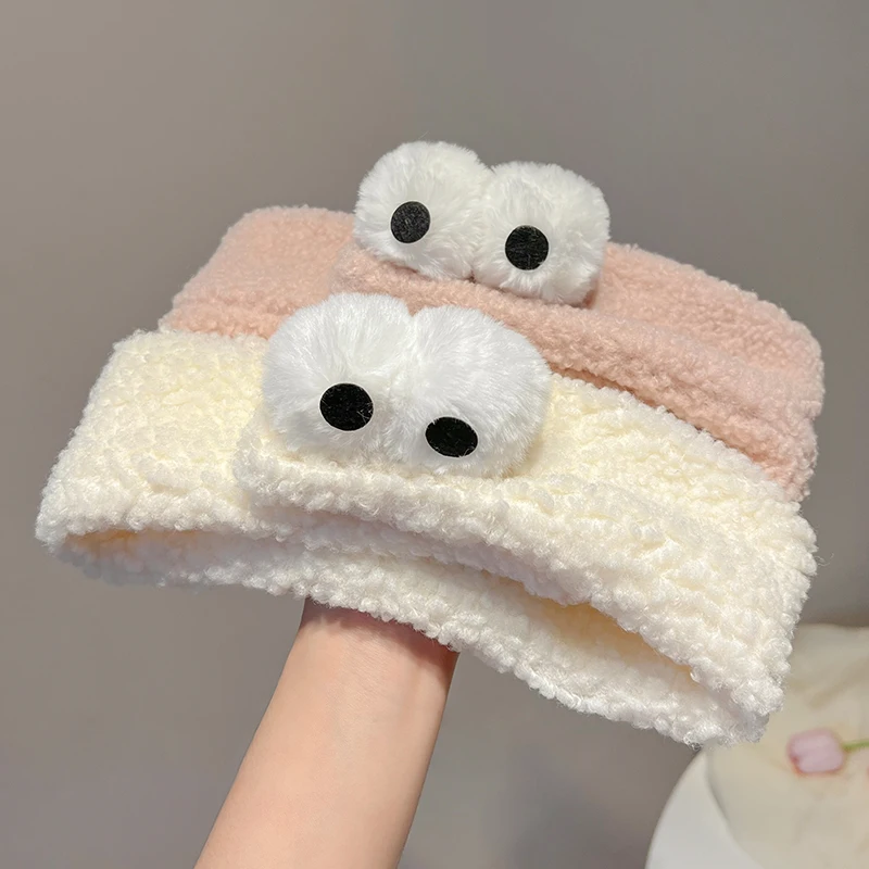 Cute Cartoon Adjustable SPA Facial Headband Bath Makeup Hair Band Headbands for Face Washing Soft Toweling Hair Accessories