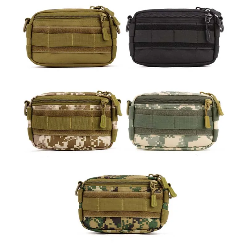 Tactical Nylon Waist Bag Messenger Sport Bag Molle Mini Crossbody Shoulder Personal Defense Ultra-light Range Bags