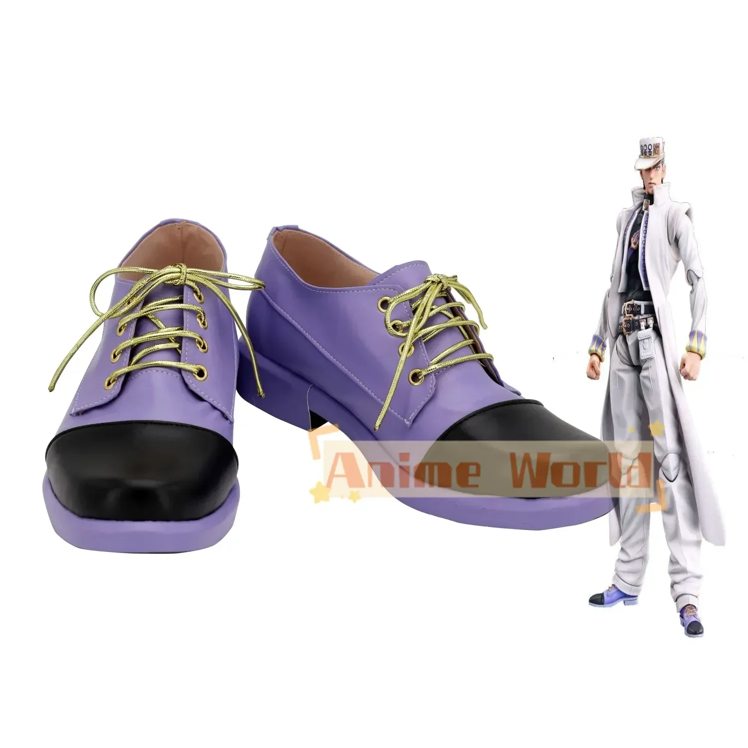 

Аниме Kuujou Joutarou Обувь для косплея на заказ Хэллоуин Карнавальная вечеринка Реквизит