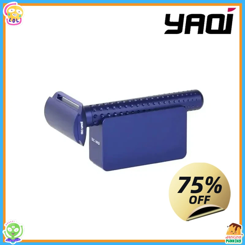 

Бритва Yaqi Sputnik темно-синего цвета, алюминиевая, мужская безопасная бритва и подставка, коллекционный подарок для парня