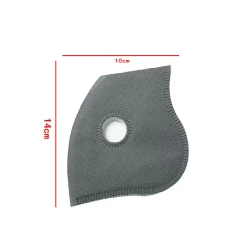 PM2.5 Active Carbon Filter Replacement Protection Anti Dust 5layers Cycling Face Masks Breathing Filter Gasket Cycling Dustproof