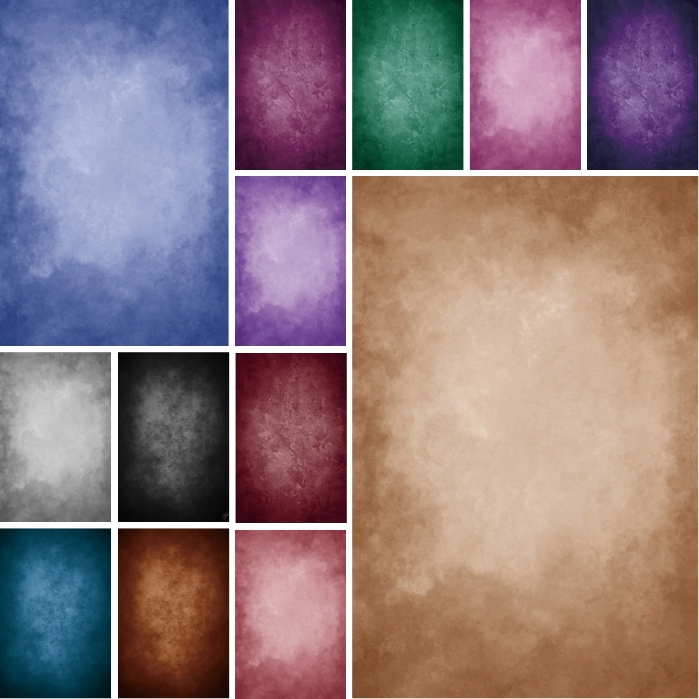 

MOON.QG Vintage Textured Solid Color Photography Background Gradient Wall Artistic Portrait Baby Shower Backdrop Photobooth