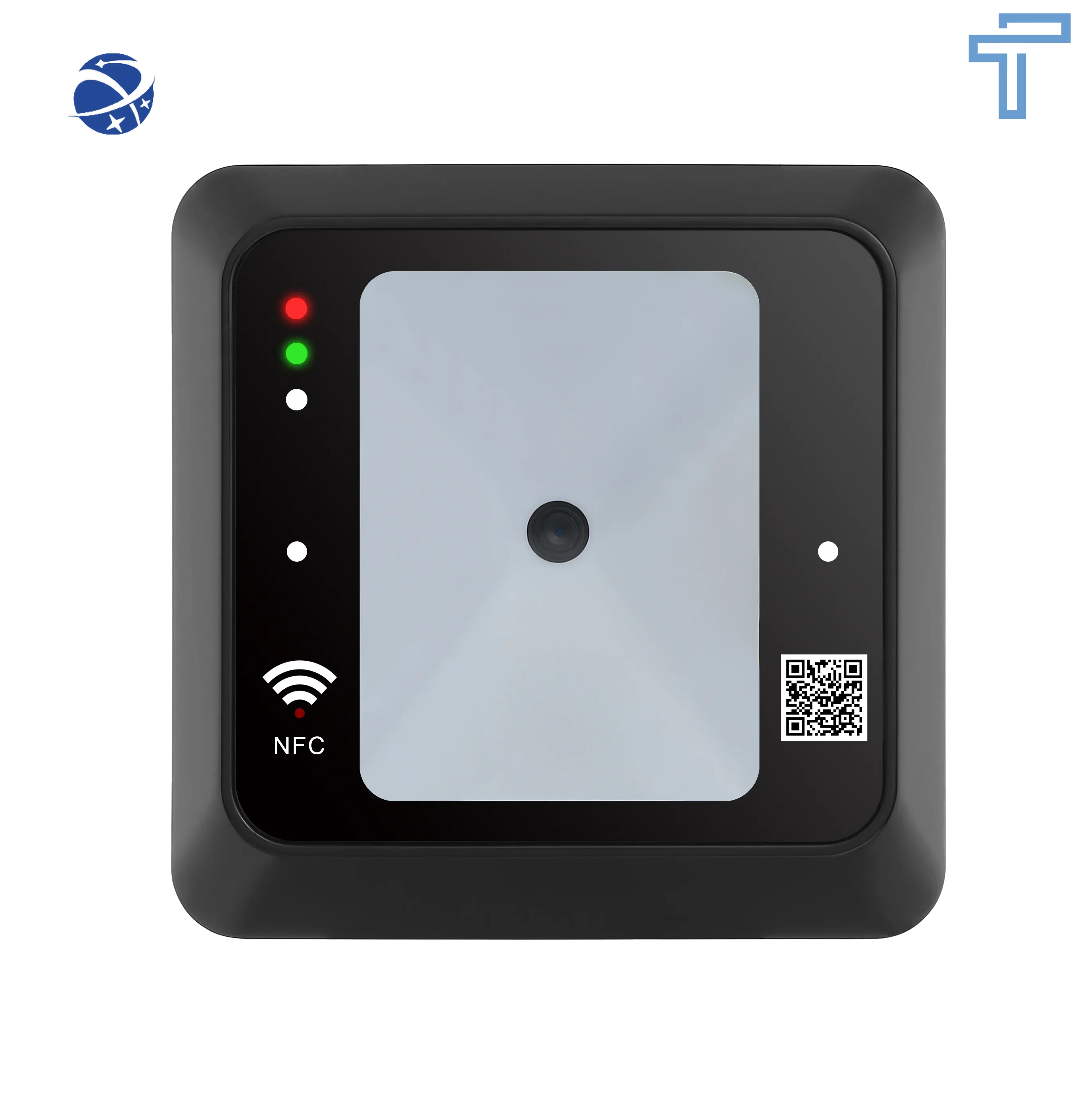 OEM ODM 1D 2D QR + NFC RFID 13.56MHz Card Reader USB Wiegand RS485 Interface Embedded Mounted QR RFID Card Reader