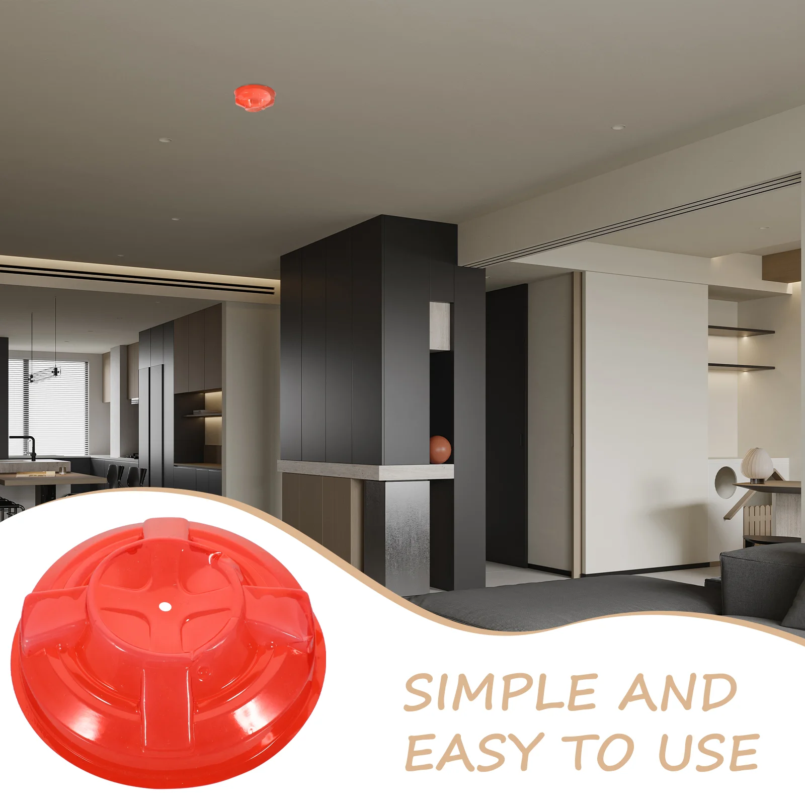 Smoke Protective Cover Smokes Dust Alarm Safety Mask Protector Plastic