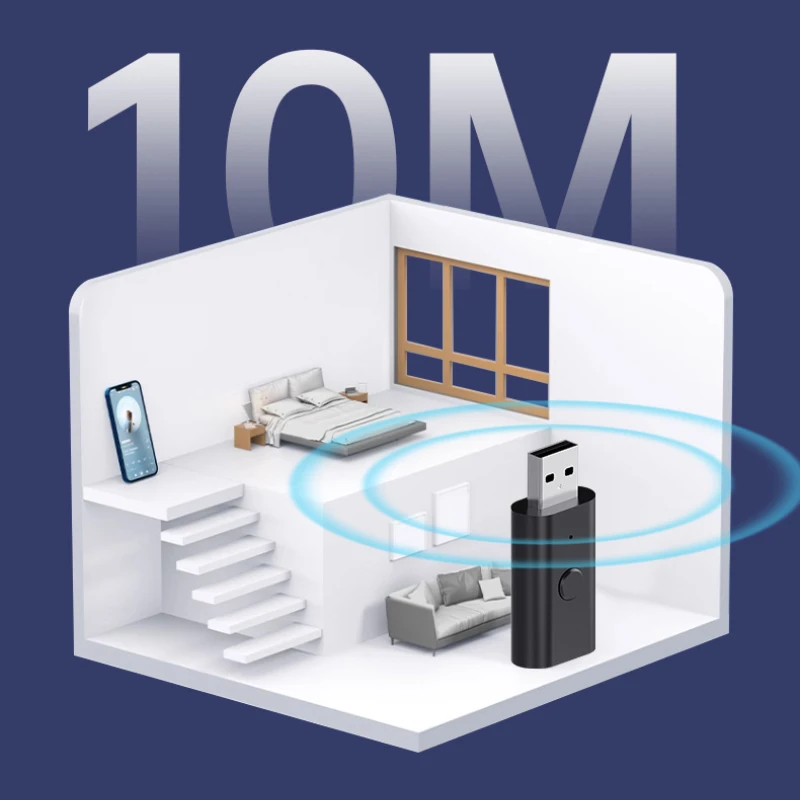 2 في 1 بلوتوث سيارة محول بلوتوث 5.3 5.0 ستيريو الارسال استقبال اللاسلكية 3.5 مللي متر Aux جاك محول سيارة عدة Mic