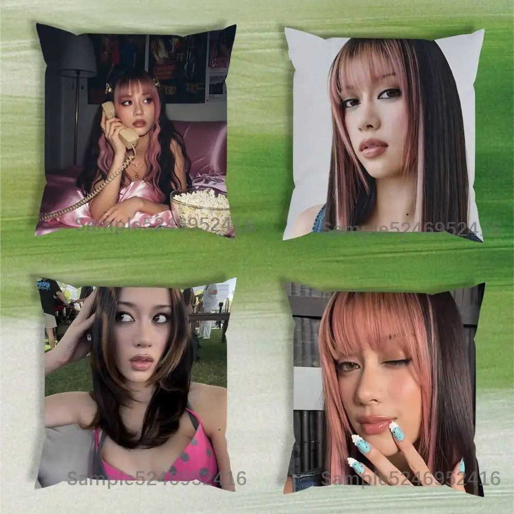 

K-KATSEYE Megan PINKY UP Pillowcases Cute Funny Pillow Case For Wedding Party Home Decor Comfy Pillow Cover