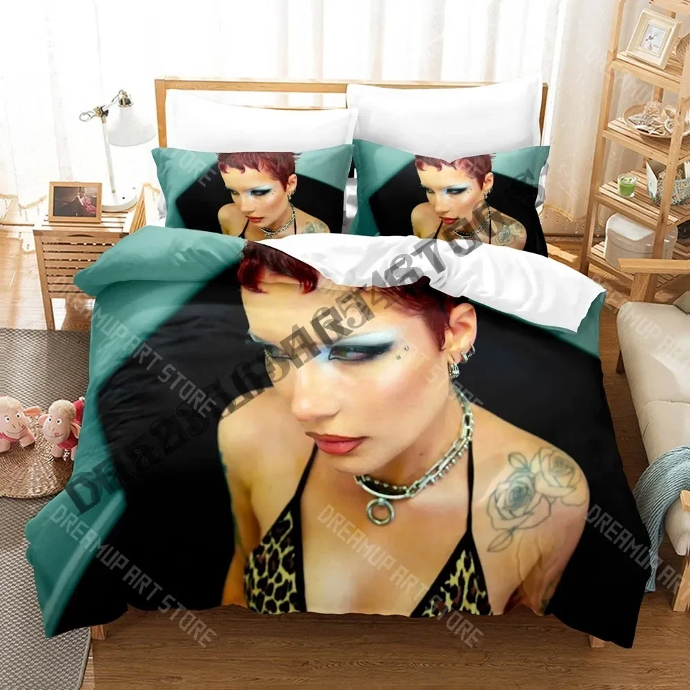 2026 3D Print Halsey The Great Impersonator Bedding Set Single Twin Full Queen King Size Bed Set Adult Bedroom Duvetcover Sets