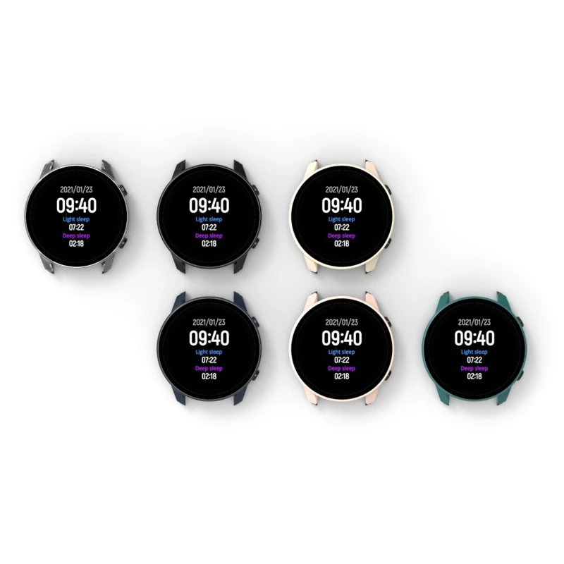 Full Protective Cover For HaylouLS10 Waterproof Screen for Shell Frame for Smart Watch One-piece Housing Glass Film Acce