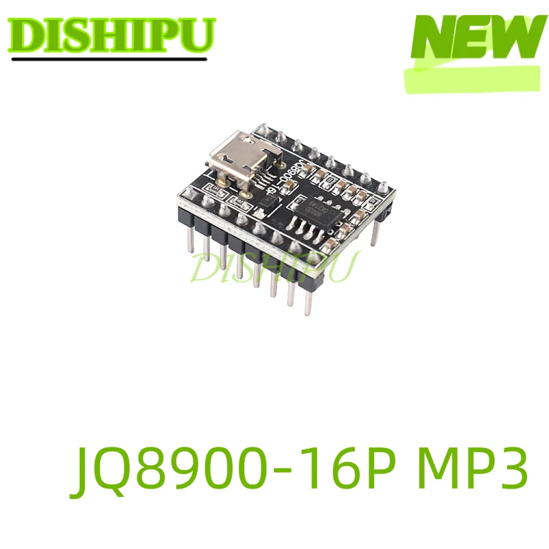 JQ8900-16P MP3 voice broadcast module Music intelligent module USB serial port direct copy