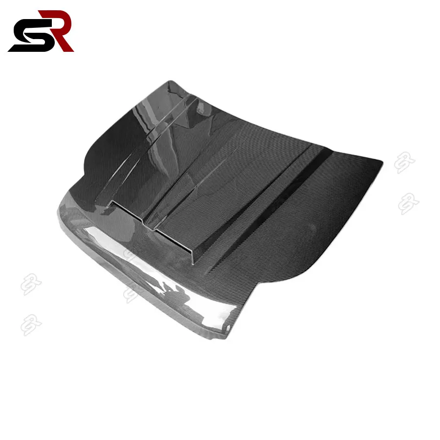 Suitable For Land Rover Defender 90 110 2020 Carbon Fiber Car Front Bumper Engine Hood Bonnet Vent Cover Parts Upgrade Body kit