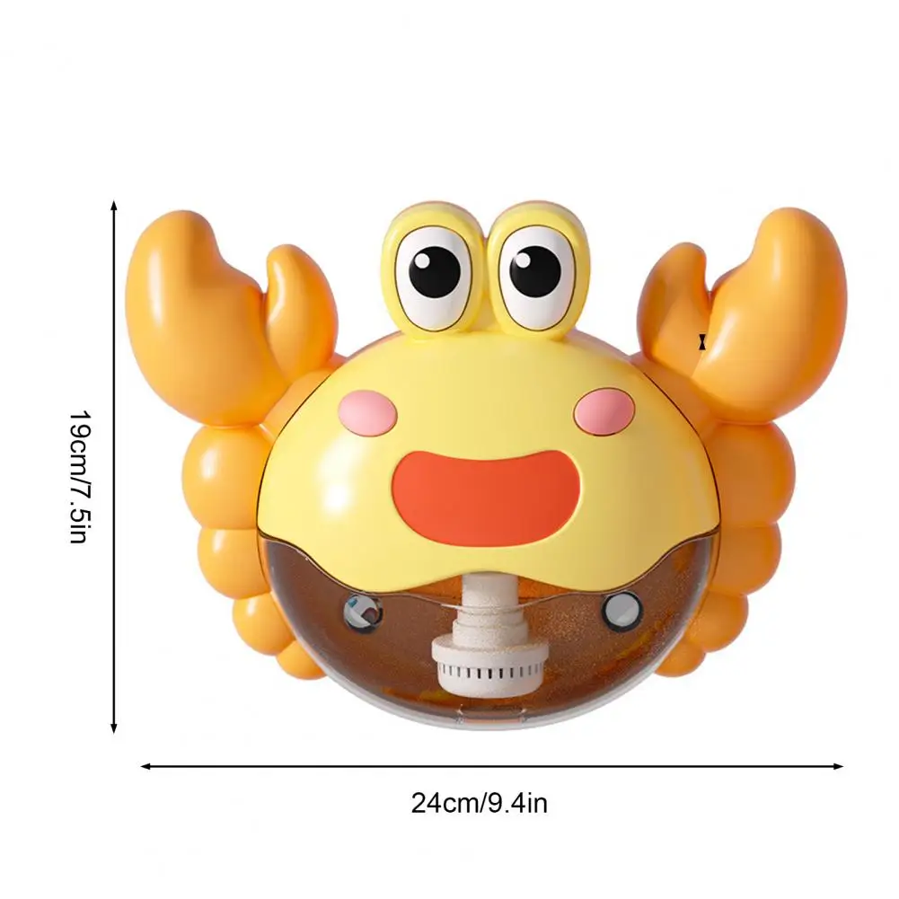 Bubble Machine for Kids Crab Bath Bubble Maker for Kids Waterproof Toddler Bath Toys Children’s Bubble Machine Gift for Bath