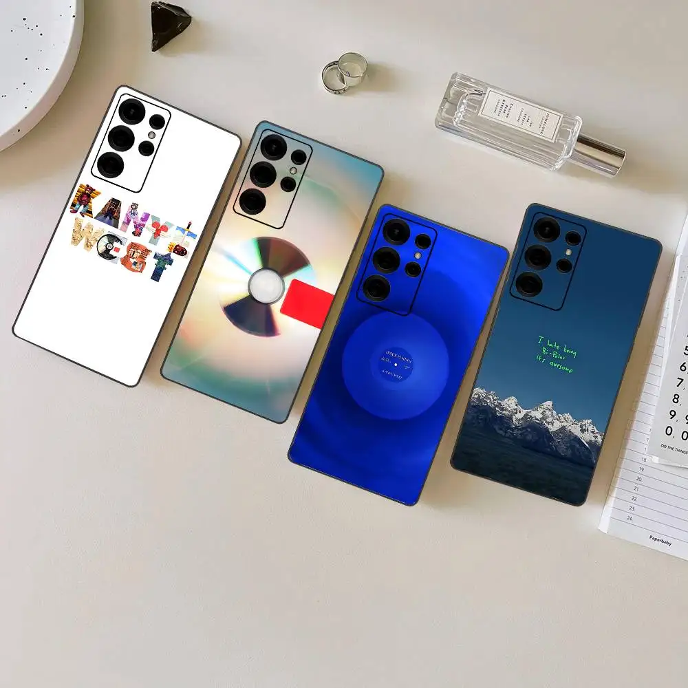 New Album Rapper Kanye West Phone Case For Samsung S 24 fe 25 Ultra plus 20 lite 21 30 22 23 24 22 Ultra 5G Fundas