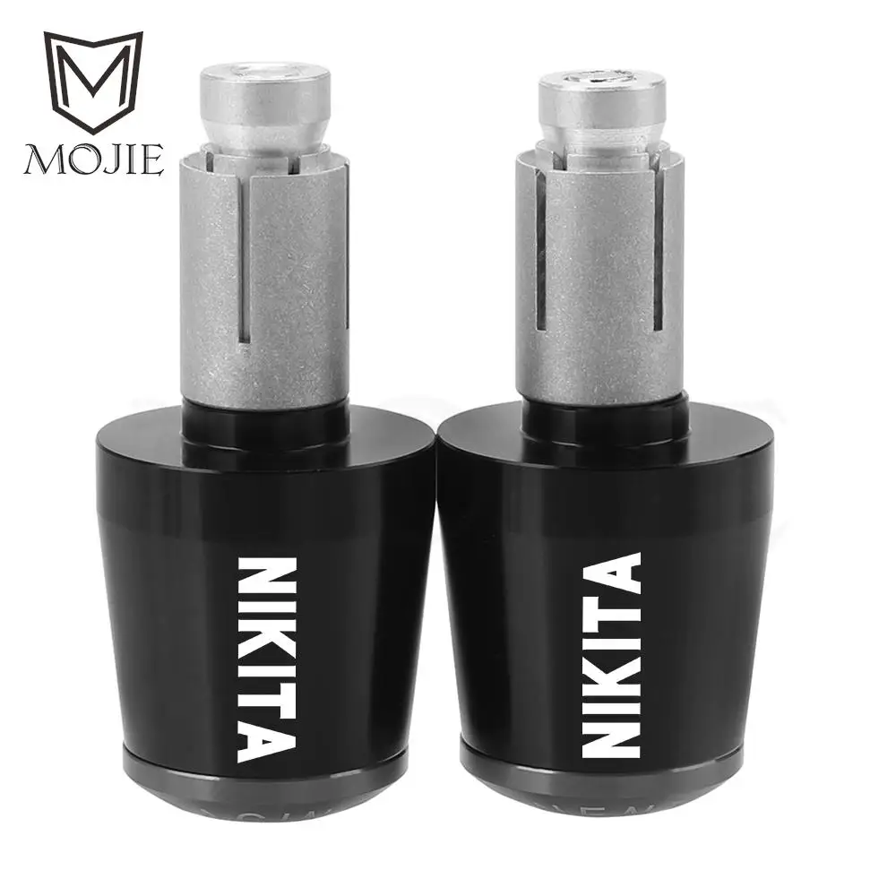 Motorcycles Handlebar Grips Cap Weight PartsAnti Vibration Silder Plug Ends FOR Scooter NIKITA Nikita 300i 2009 2010 2012 2013