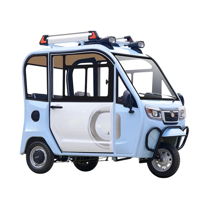 Electric tricycle household small fully enclosed old adult travel new national standard can be licensed with shed battery car