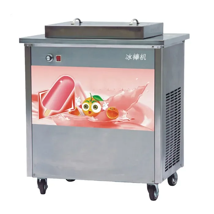 

High Productivity Automatic Fruit Popsicle & Ice Lolly Making Machine New Condition; For Water & Milk Ingredients For Ice Cream