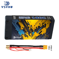VSVAW 2S 7.4V 3600mAh 140C/280C with 5mm bullet T plug suitable for remote control car model RC toy high rate Lipo battery