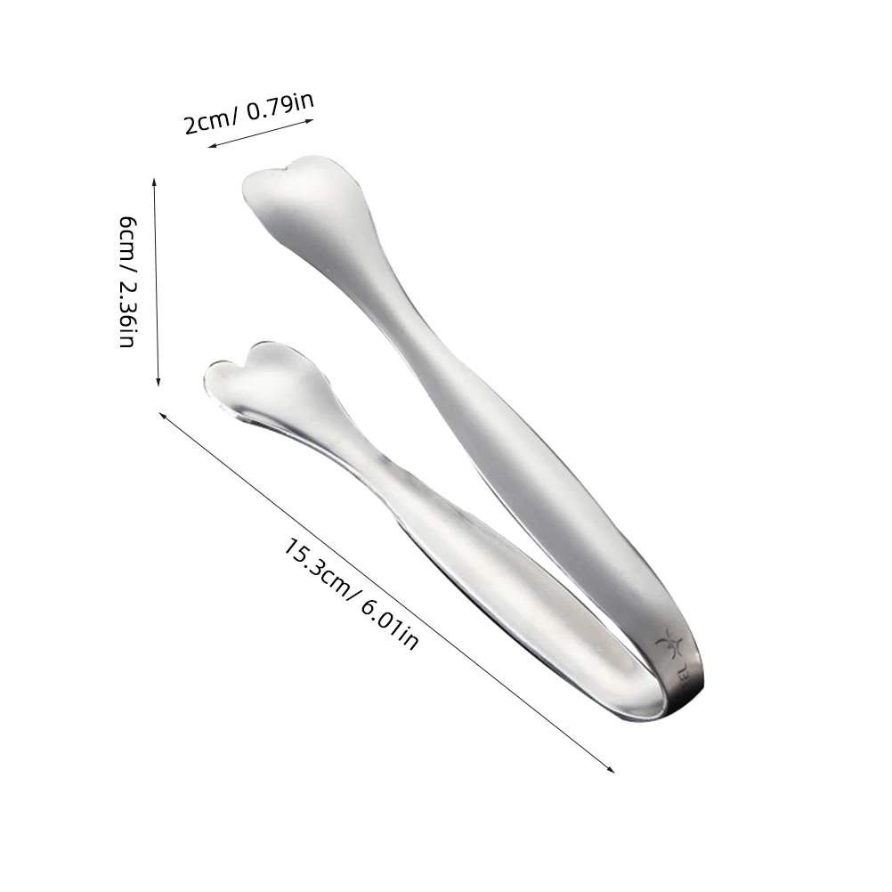 

4pcs Round Head Snail Design Tongs Stainless Steel Food Serving Tong For Sugar Ice Cube Appetizers Kitchen Gadget Party Buffet