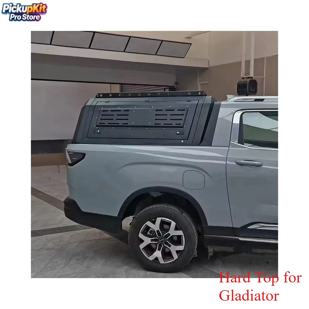 

Factory Supply Gladiator Canopy Steel Hardtop Hinged Locking 4x4 Off-road Outdoor Cargo Protection