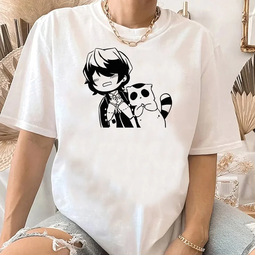 Bungou Stray Dogs top tees female Comfortable Digital streetwear Retro t-shirt Fashion Harajuku Kawaii T-shirt Y2K Clothing