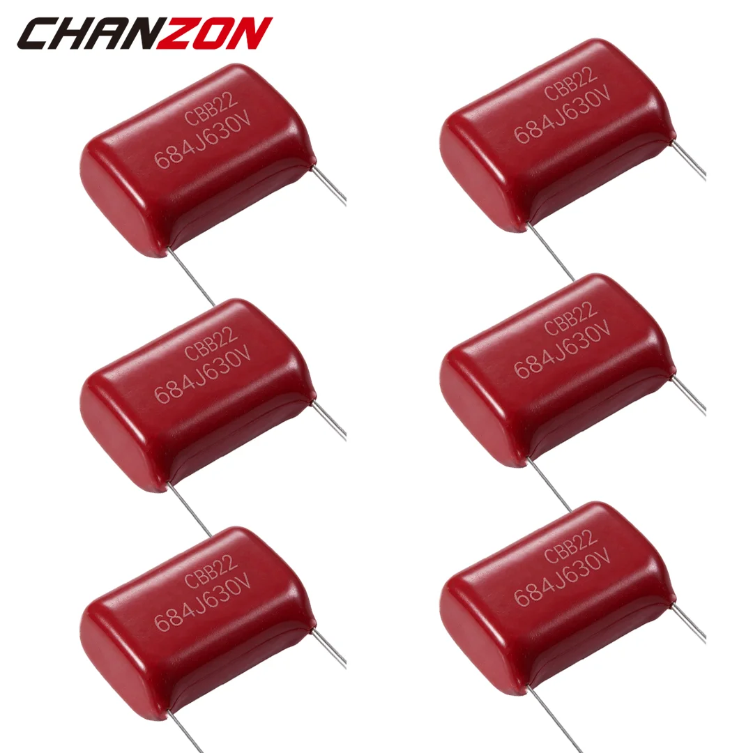 New CBB22 CBB21 Metalized Film Capacitors Assorted 100PF to 820nF 10NF 22NF 47NF 100NF 400V 630V Polypropylene Power Electric