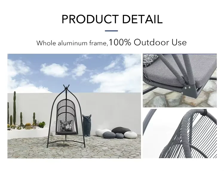 Brighthome Modern Garden Furniture Courtyard Patio Swings Outdoor Furniture Hanging Swing Chair