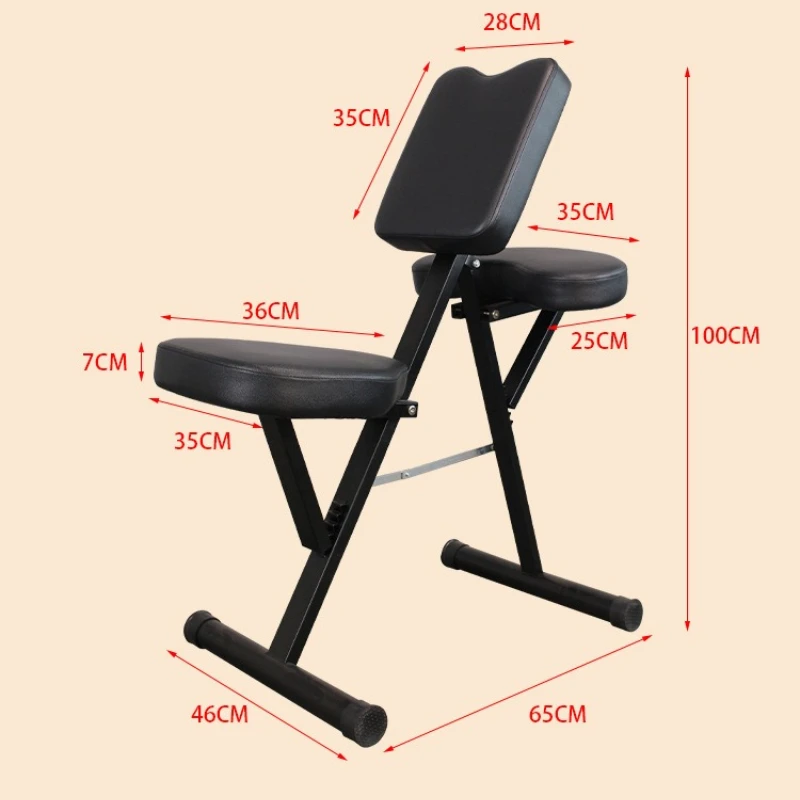 Simple Multifunctional Tattoo Chair Foldable Portable Tattoo Chair Dedicated Commercial Furniture Sedia Per Tatuaggi ZYWSY40