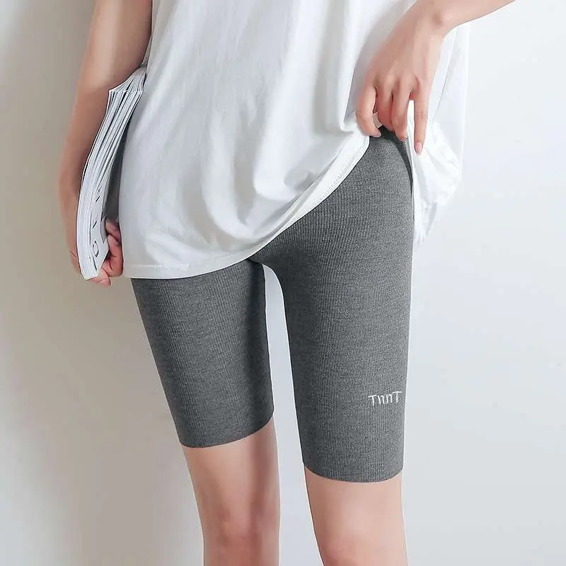 

Летние тонкие леггинсы-капри с высокой талией для женщин, облегающие брюки для повседневной носки, удобные и комфортные