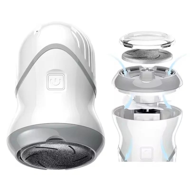 مجموعة العناية بالأقدام اللاسلكية ، ملفات القدم ، مزيل الكالس النظيف ، الجلد المتشقق الصلب