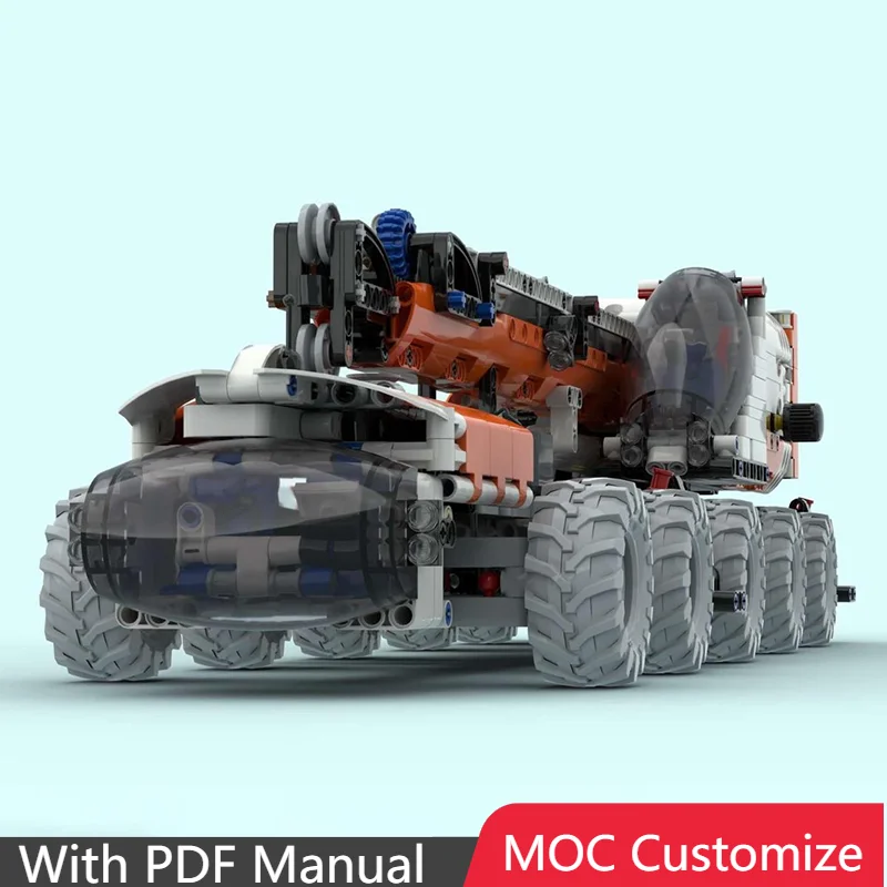 

New1391 шт. Moc, высокотехнологичная городская инженерия, сверхмощный кран, модель строительных блоков, технология, сборка своими руками, кирпичи, игрушки, подарки для детей