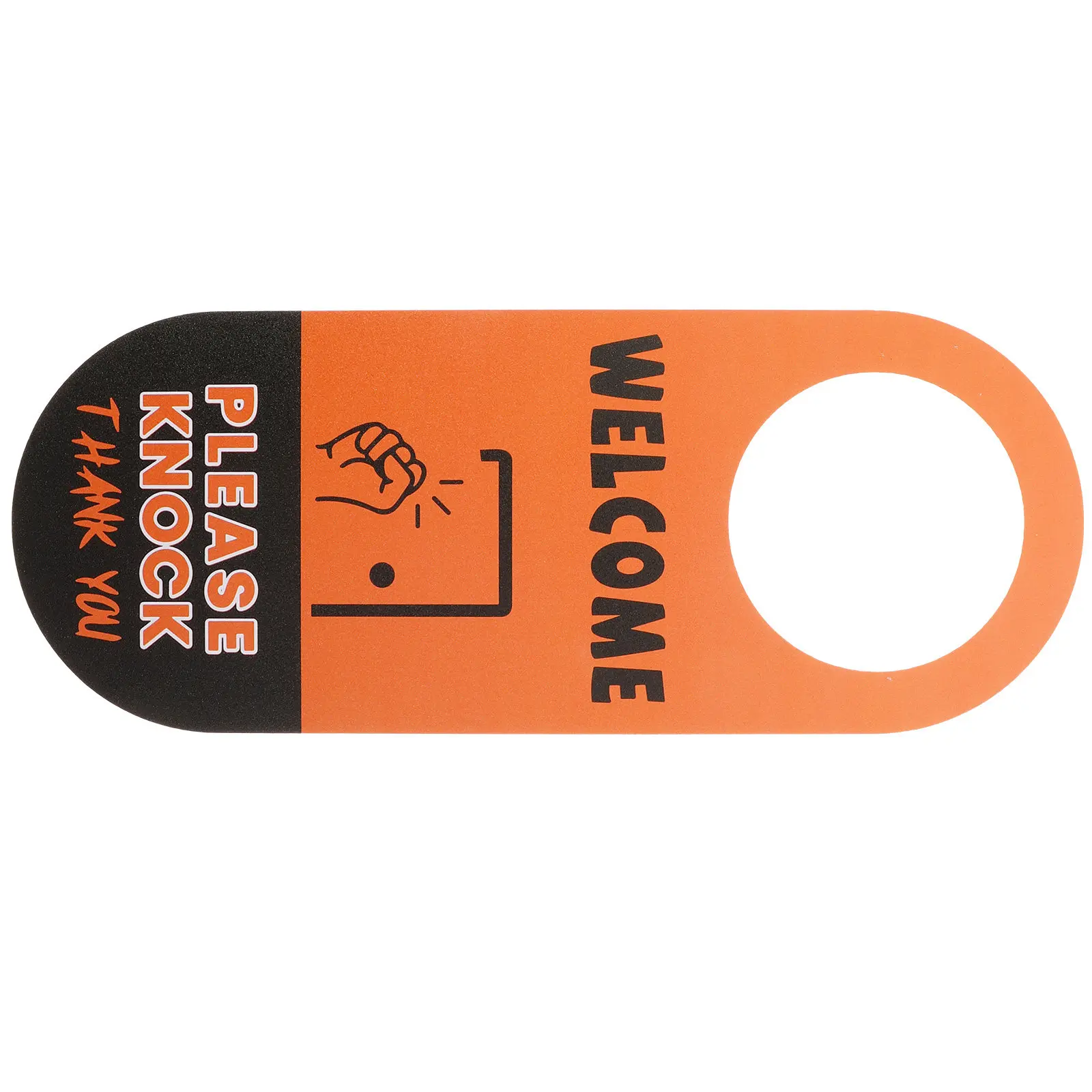 Office Door Hanger Sign Double Sided Door Knob Hanger for Hotels Commercial Offices Please Knock Do Not Disturb Message Board