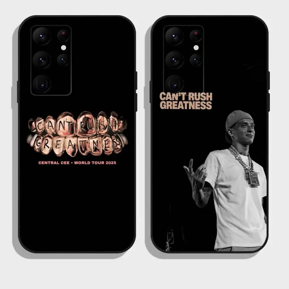 

C-Central Cee Cant Rush G-Greatness Phone Case For Samsung Galaxy A73,A21s,A22,A31,A52,A53,A71,A41Soft Black Shell