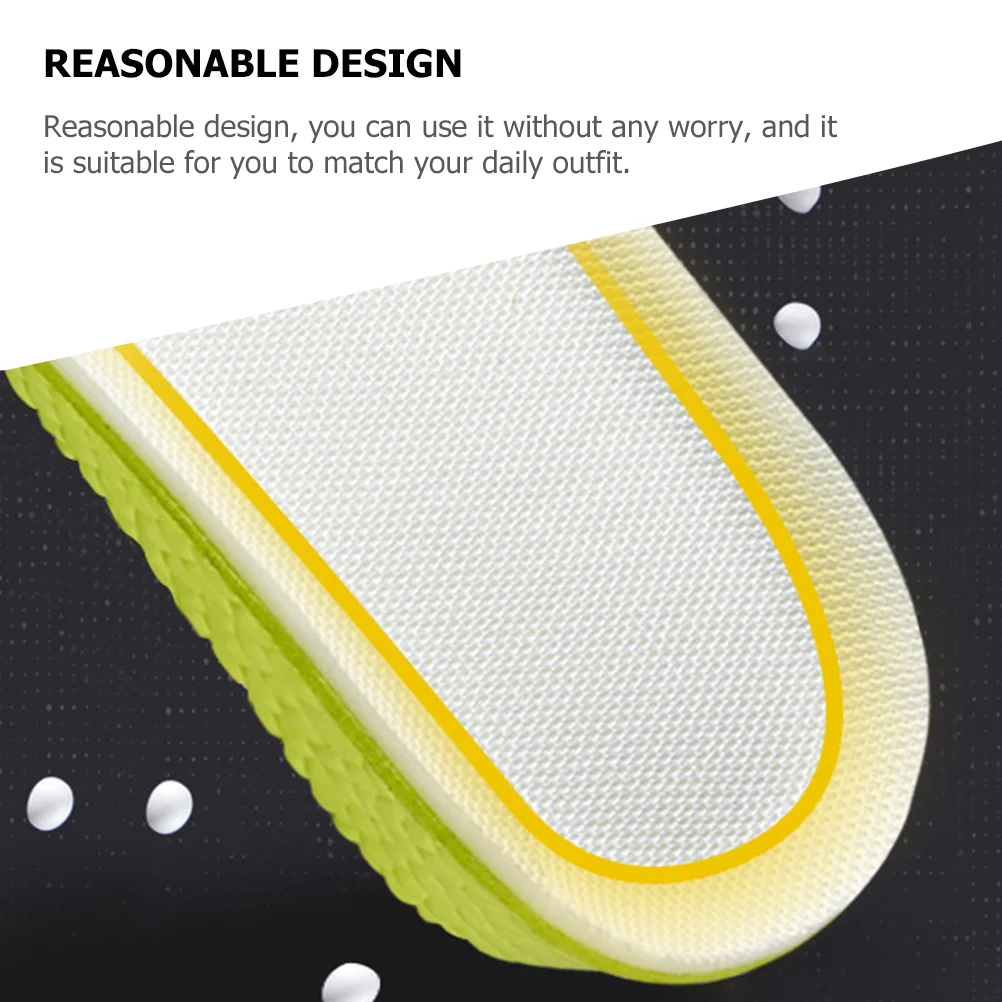 Heightening Insoles Men Increase Soft Booster Breathable Increasing Shoes Cushions for Inserts