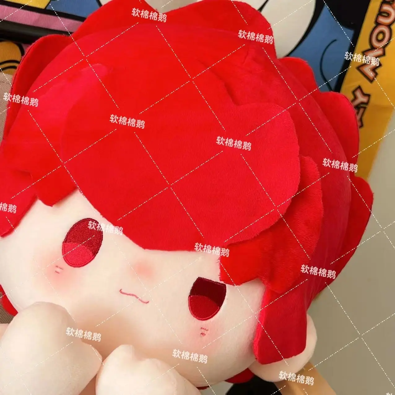 

40cm Tendo Satori Plush Doll Cosplay Haikyuu!! Guess Monster Cute Soft Stuffed Toy Pillow for Anime Fans