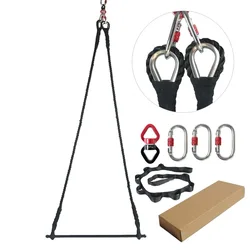 Professional Aerial Trapeze Bar Set - Premium Steel Bar with 3M Rope, Ideal for Aerial Arts Indoors Outdoors - Perfect for Circu