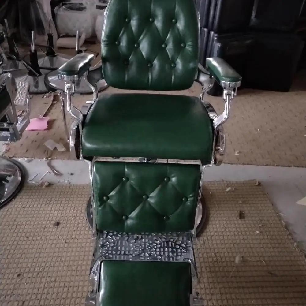 Saloon Equipments Gold  New Style Classic Barber Chair  Silla De Vintage Barbero Chair