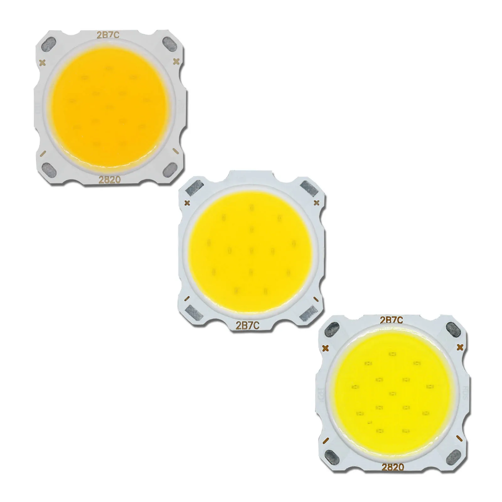 10pcs a lot 3W/5W/7W/10W/12W/15W High Power LED COB Light Beads 2422 LED lamp Bead LED Bulb Chip Spot Light Downlight Diode Lamp