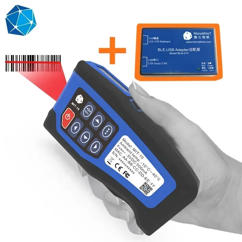 New wireless barcode scanner and Volume digital tape measure  with BLE4.2 and Display