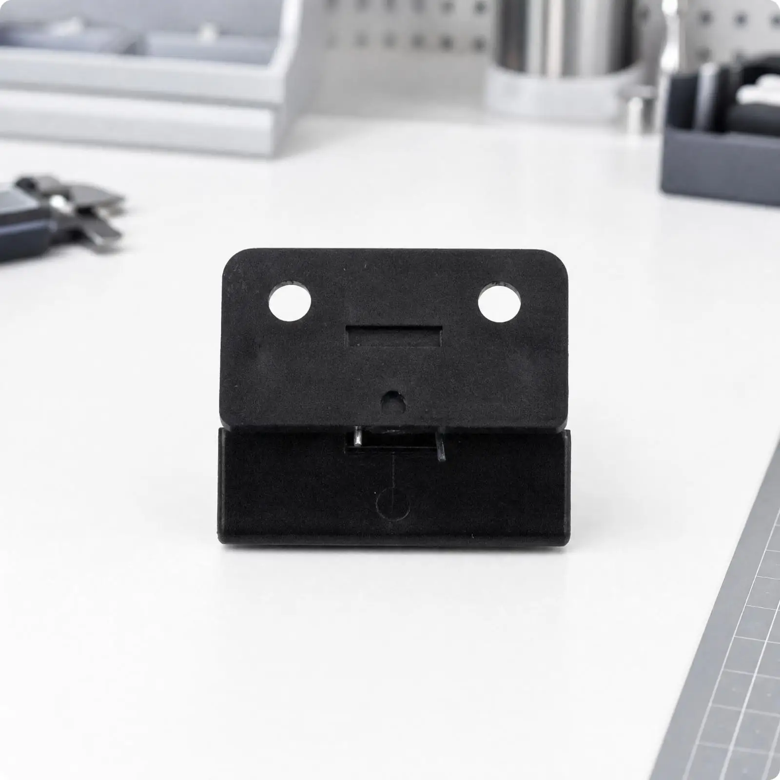 Textured Armrest Cover Latch with Hinge for Japanese Compact Sedan Interior Repair Part