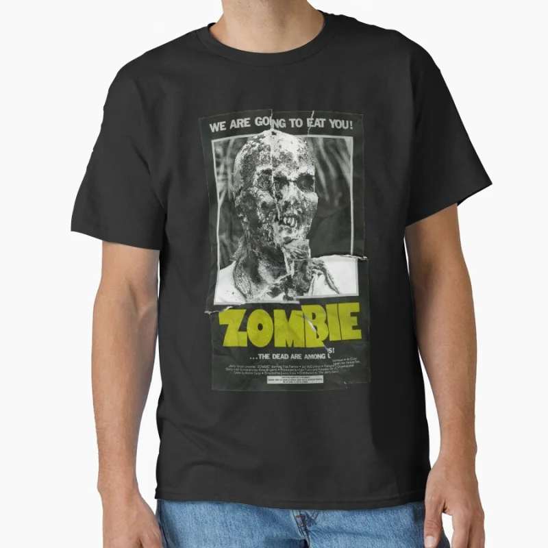 

Zombi 2 Ripped Lucio Fulci Italian horror movies scary halloween gift T-shirt for fans Large size Tops S-6xl