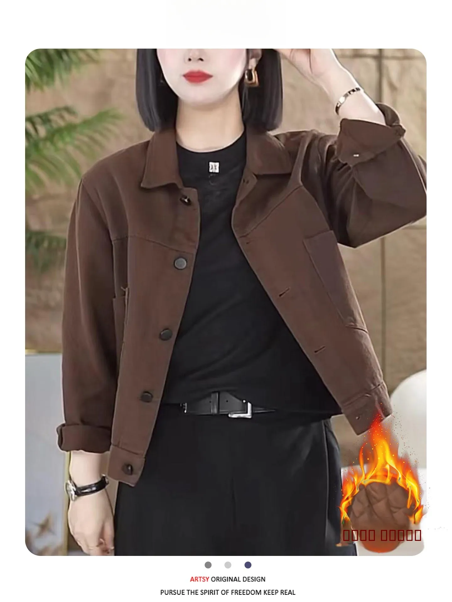 

Модная повседневная женская кофта из чистого хлопка, осенняя новинка, высококачественный топ с эффектом премиум-класса, на молнии