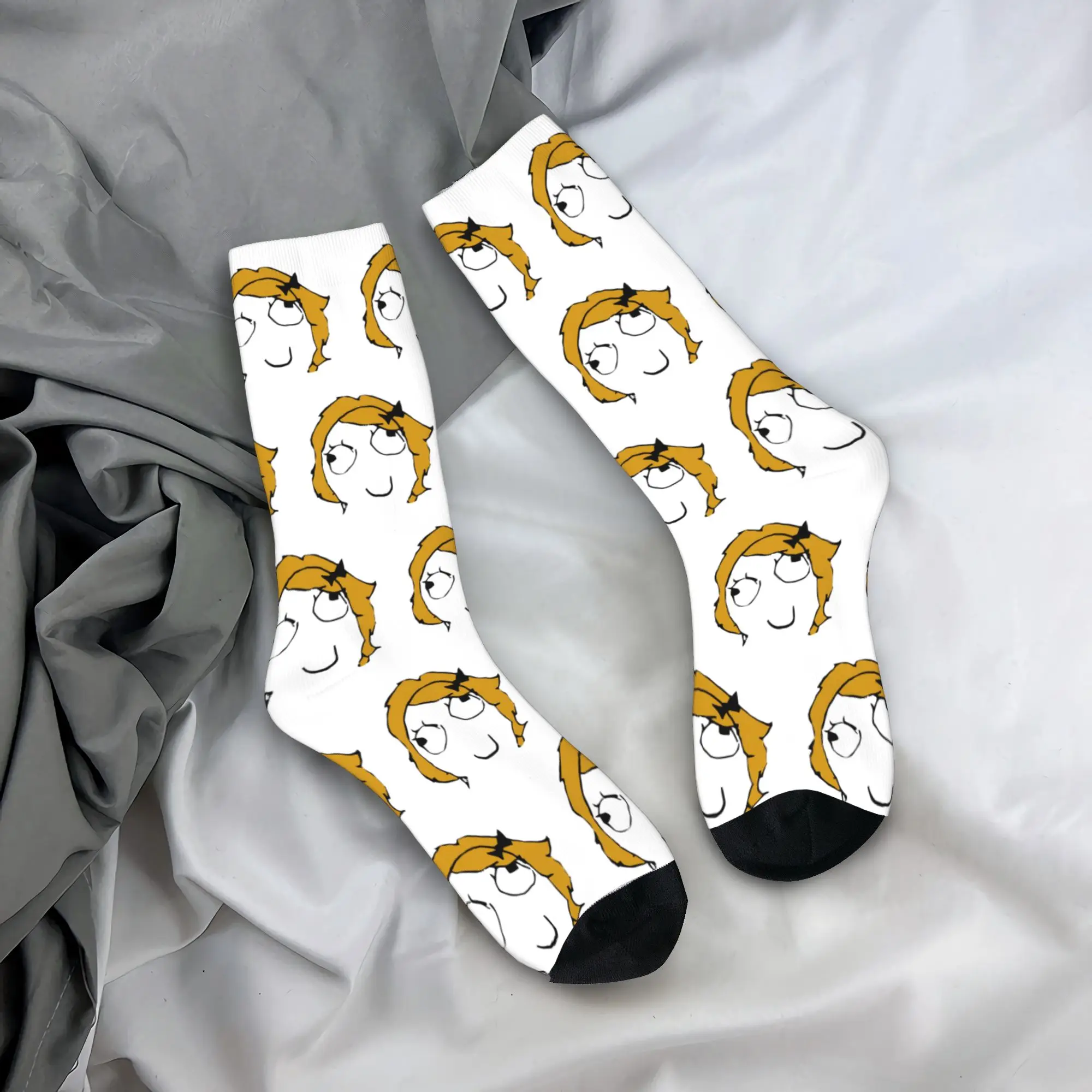 Derpina Rage Guy Outfits Men Women Socks Cozy  Sport Middle Length Sock Cotton Gifts