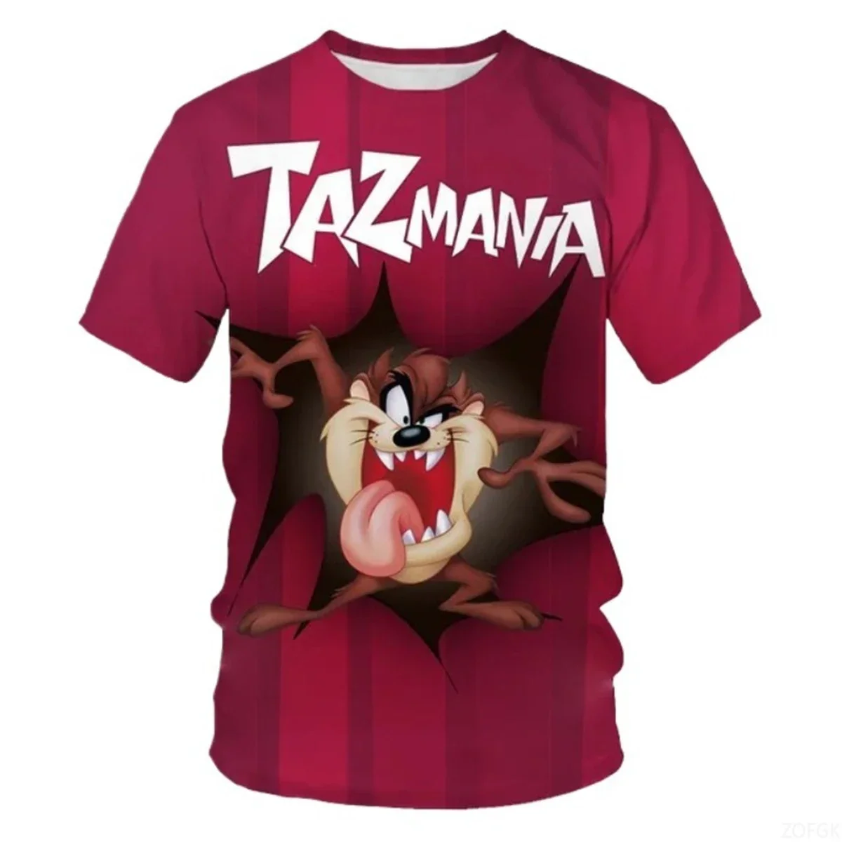 Premium Men's 3D Cartoon T-Shirt | High-Density Personalized Print on Breathable Cotton for All-Day Summer Comfort