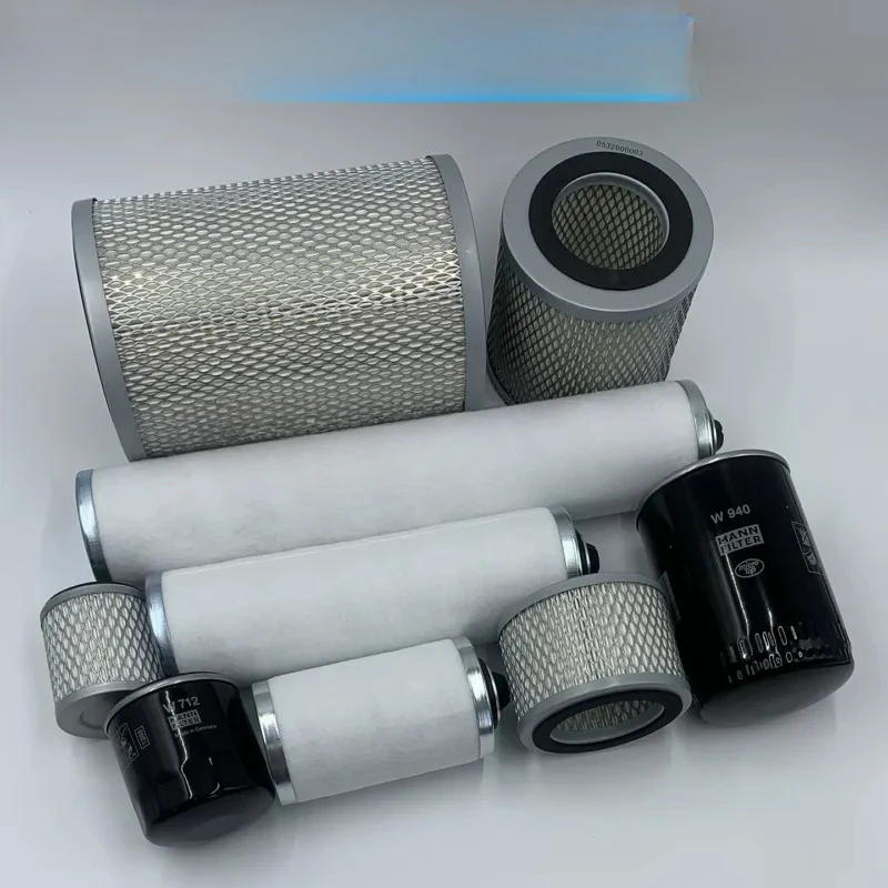Rufus Vacuum Pump Filter Kit, RA0100 RA0160 RA0200 RA0300 Exhaust Filter, Oil Mist Separator & Oil Filter